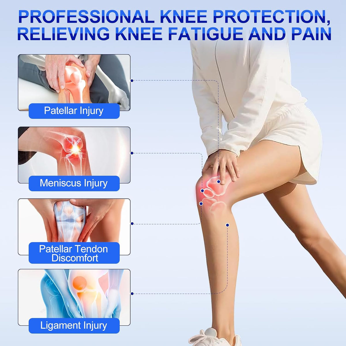 Adjustable Patellar Tendon Knee Strap