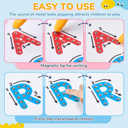 Magnetic ABC Tracing Board