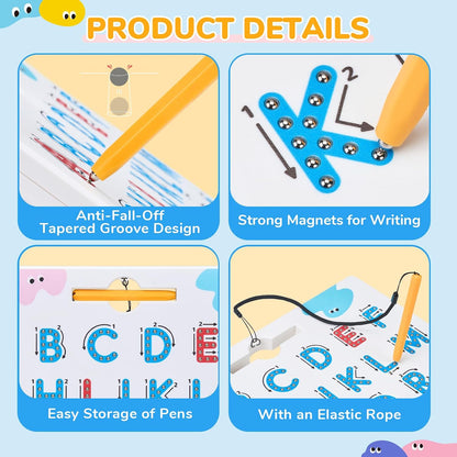 Magnetic ABC Tracing Board