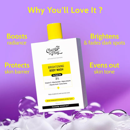 Brightening Body Wash with Vitamin C & Glycolic Acid