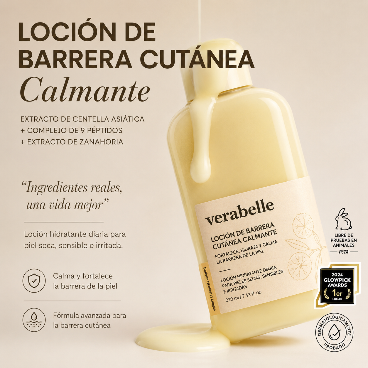 Crema Reparadora de Barrera con Colágeno