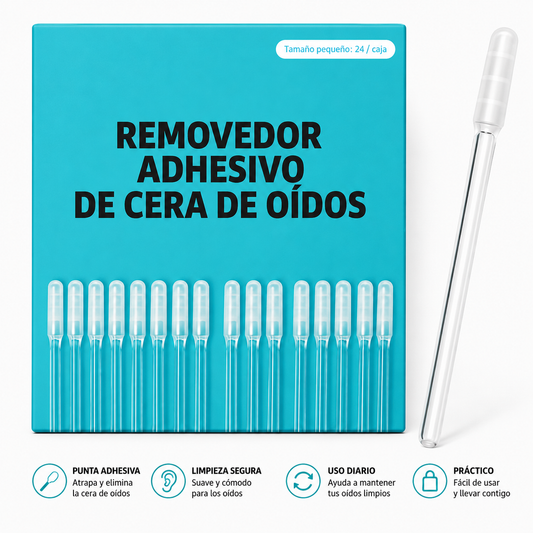 Removedor Adhesivo de Cera de Oídos