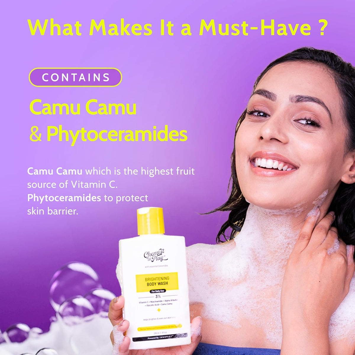Brightening Body Wash with Vitamin C & Glycolic Acid